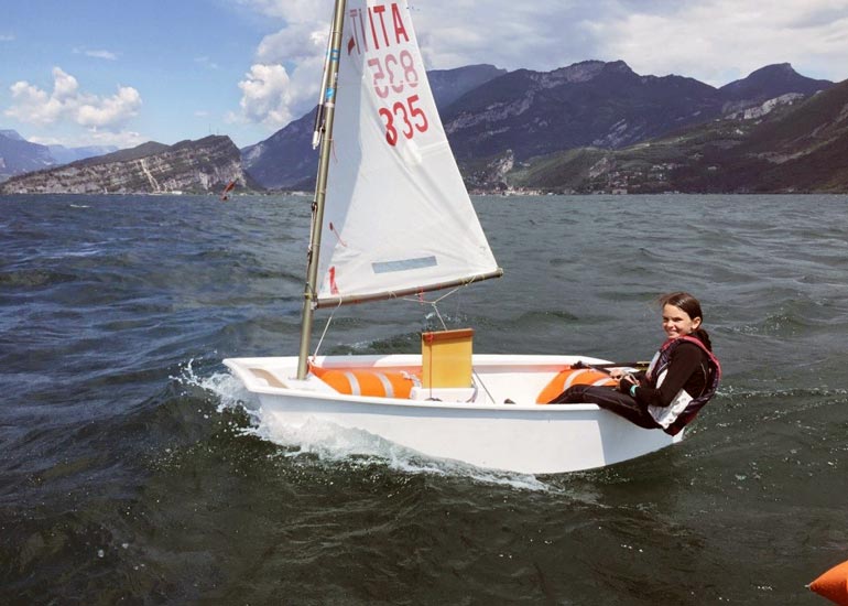 Optimist sailing school Circolo Vela Torbole