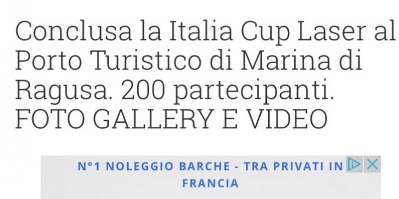 ITALIAN CUP RAGUSA