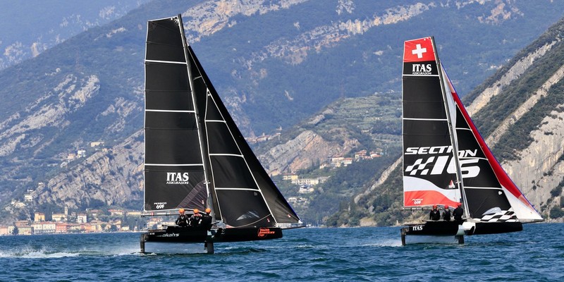 For the first time in regatta on Garda Trentino the Persico 69F