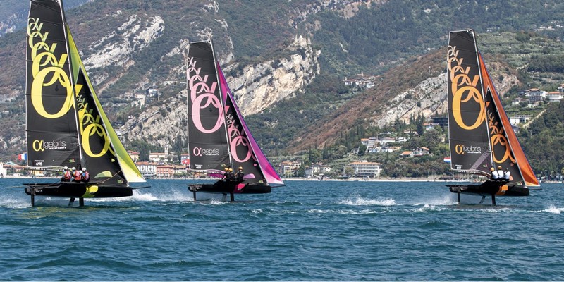 Perfect finals at the 69F Youth Foiling Gold Cup concluded in Torbole