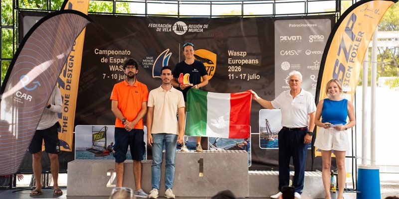 Il Circolo Vela Torbole vola sul tetto d’Europa: Elisa Bombana campionessa WASZP